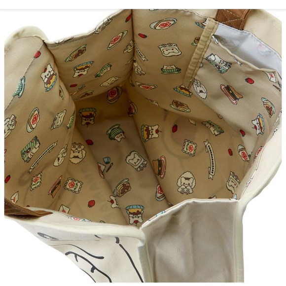 Sanrio Hanamaruobake Tote and Pouch Set | Double-Sided Tote | Kawaii | Wallet - Picture 3 of 14